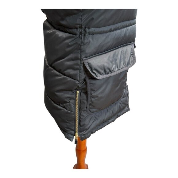 J Crew Womens Puffer Jacket~Size XS Petite~Black Midthigh Zip Pockets L11 36 - Picture 5 of 14